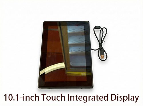 10.1-inch integrated touch display screen for Reyeah smart vending machines, providing a user-friendly interface for product selection and ad