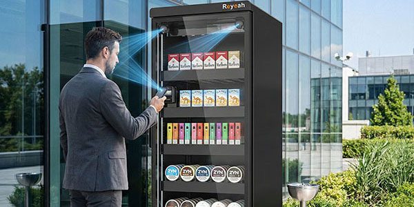 Réfrigérateur intelligent Reyeah X12 avec contrôle de l’âge assisté par intelligence artificielle