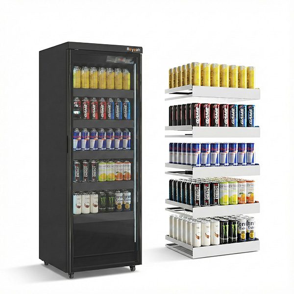 High Capacity Smart Fridge internal layout diagram