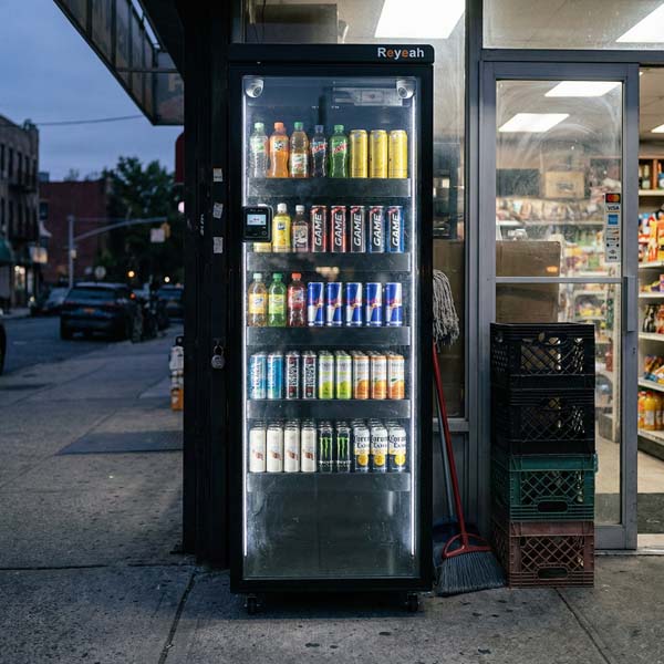 Zero Maintenance Design Smart Retail Fridge storefront