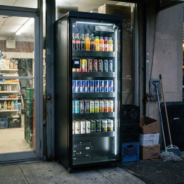 Wholesale Vending Fridge display for energy drinks and snacks
