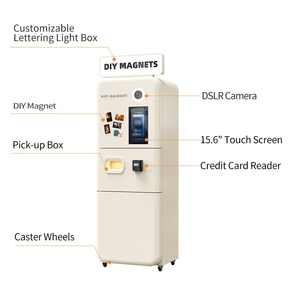 F Series photo magnet printing machine components including camera touchscreen card reader and pickup box F Series photo magnet printing machine components including camera touchscreen card reader and pickup box