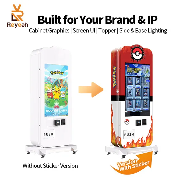 TCG11 card pack vending machine dispensing system
