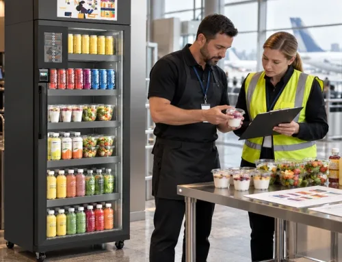 Cómo las máquinas expendedoras de alimentos mantienen seguros los productos frescos: temperatura, caducidad y reposición